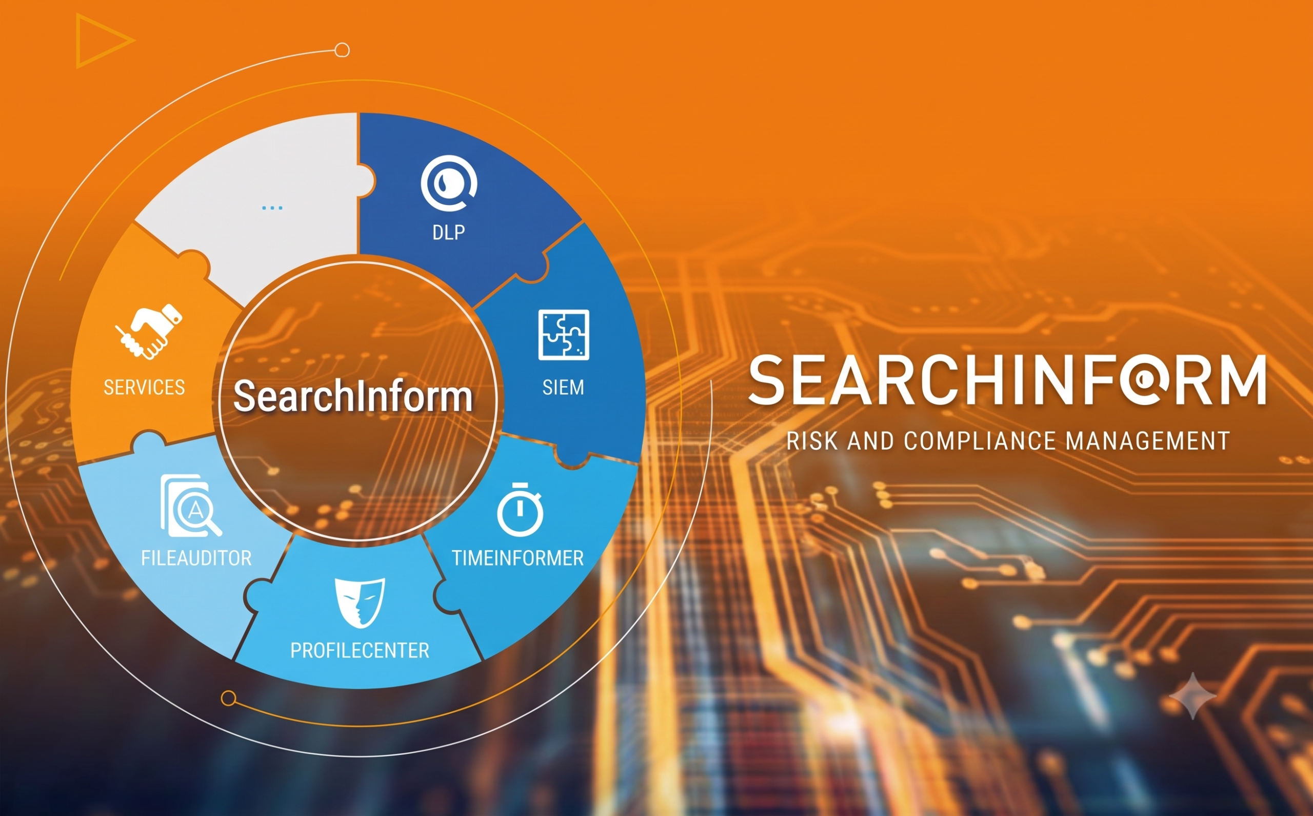 Hệ sinh thái giải pháp của SearchInform DLP Data Loss Prevention
